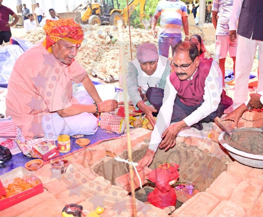 बारामा भारतीय सहयोगमा विद्यालय भवन निर्माण सुरु