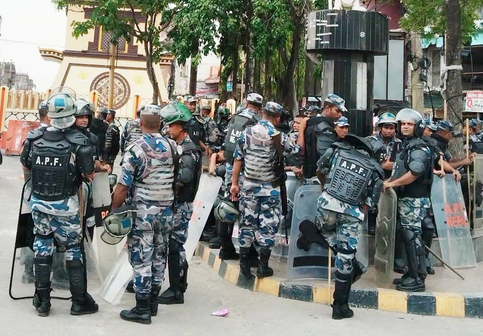तराईका चार जिल्लामा कडा सुरक्षा: विभिन्न क्षेत्रमा कर्फ्यु