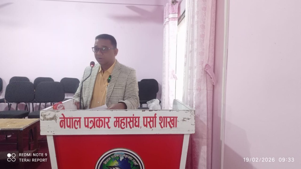 जिल्लाको मुल साझा समस्या समाधान गर्ने प्रतिनिधिलाई मत दिने मतदाताहरुमा अधिवक्ता प्रमोद प्रसादको अनुरोध