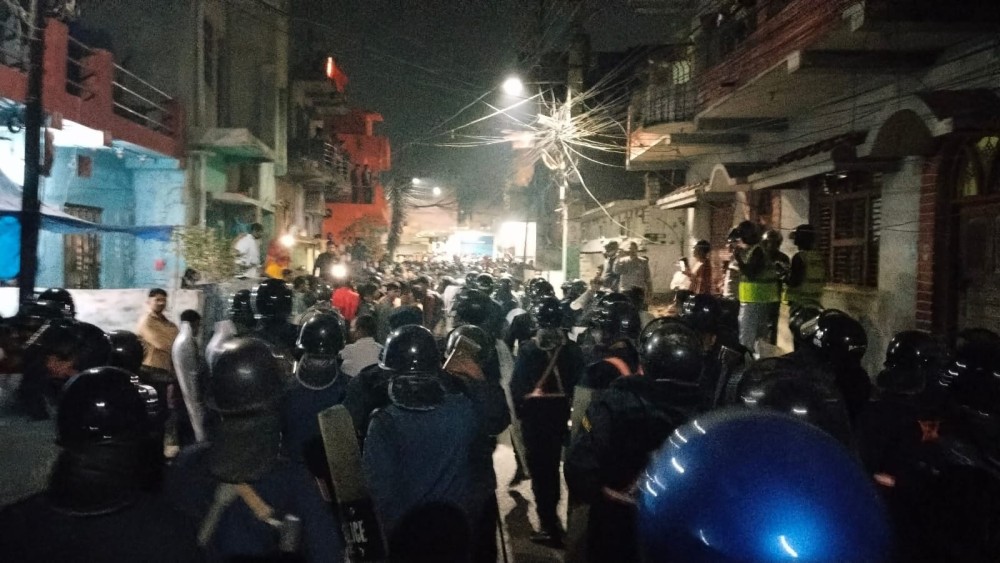 वीरगंजको श्रीपुरमा दुई समुदायबीच झडप, सुरक्षा व्यवस्था कडा