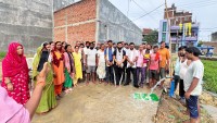 खानेपानी मन्त्री प्रदीप यादवको निर्देशनमा वीरगञ्ज १६ मा डीप बोरिङ जडान