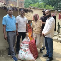 विपन्न कुर्मी परिवारलाई कानु युथको सहयोग