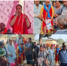 सवैयामा रिमाको लहर : घरदैलोमा जनसागर, सूर्यछापमा मतदानको अपिल