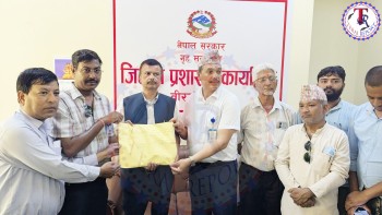 सरकारी विज्ञापन नीति सच्याउन माग गर्दै पत्रकार महासंघ पर्साद्वारा हस्ताक्षर सरकारलाई बुझाइयो