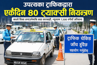 सुरक्षा जोखिम न्यूनीकरणका लागि विशेष अभियान,  एकैदिन ८० ट्याक्सीसहित सयौँ सवारी कारबाहीमा