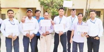 नेपाल विद्युत प्राधिकरण वीरगंजद्वारा प्रभातफेरी 