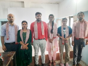 एच.ए लाईसेन्समा नाम निकाल्न सफल भएका छात्रालाई सम्मान