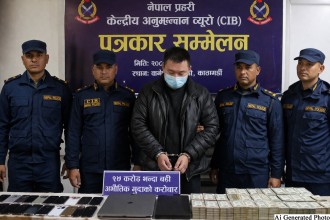 १७ करोडभन्दा बढी अभौतिक मुद्राको कारोबार गर्ने चिनियाँ नागरिक पक्राउ