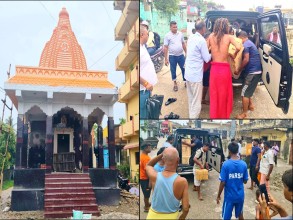 पूर्वमुख्यमन्त्रीको पहलमा जयपुरबाट ल्याइयो मन्दिरका लागि मूर्ति