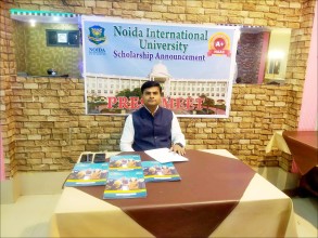 नोयडा ईन्टरनेश्नल युनिभर्सिटीले नेपालका विद्यार्थीहरुलाई विशेष छात्रवृति दिने : म्यानेजर मुकुल