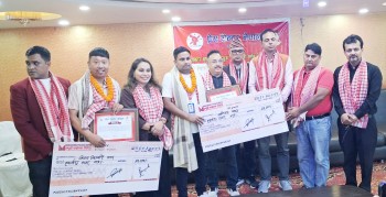 स्वर्गीय पत्रकार सेनको २४ औँ स्मृति दिवस : पर्साका २ पत्रकार सम्मानित