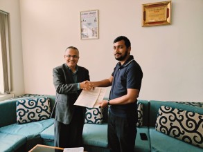 एनएमसी कलेज र कर्मचारी संचय कोषका बीच सम्झौता