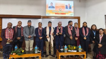 नेशनल मेडिकल कलेजद्वारा डीन प्रा.डा. मोहन राज शर्मा र क्याम्पस प्रमुख प्रा.डा. सुरेश उप्रेती सम्मानित