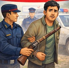 अवैध भरुवा बन्दुकसहित एक पक्राउ