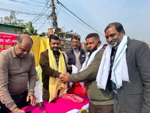 वीरगन्ज–१२ मा एमालेको पार्टी प्रवेश कार्यक्रम सम्पन्न