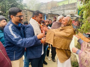 युवाको साथले तातेको रामगढवा–बहुवरी : शुशिल साह कानुको घरदैलोमा युवाको जोश र परिवर्तनको आवाज