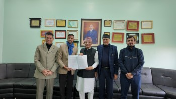 नेशनल मेडिकल कलेज र मानवसेवा आश्रमबीच स्वास्थ्य सेवा सहकार्य सम्झौता