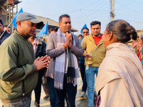 पर्सागढी नगरपालिका ५ मा उम्मेदवार सुशील कानुको घरदैलो