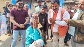 रास्वपा उम्मेदवार चौरसियाको लोकप्रियता बढ्दो, पोखरियामा घण्टी छापमा मतदान गर्न आग्रह