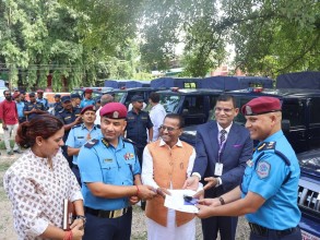 मधेशका प्रहरीलाई १२ वटा पिकअप,  प्रतिगाडी लागत ३९ लाख ५ हजार