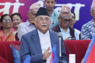 पार्टीभित्रको एकता मजबुत बनाइए एमालेलाई कसैले पराजित गर्न सक्दैन : अध्यक्ष ओली