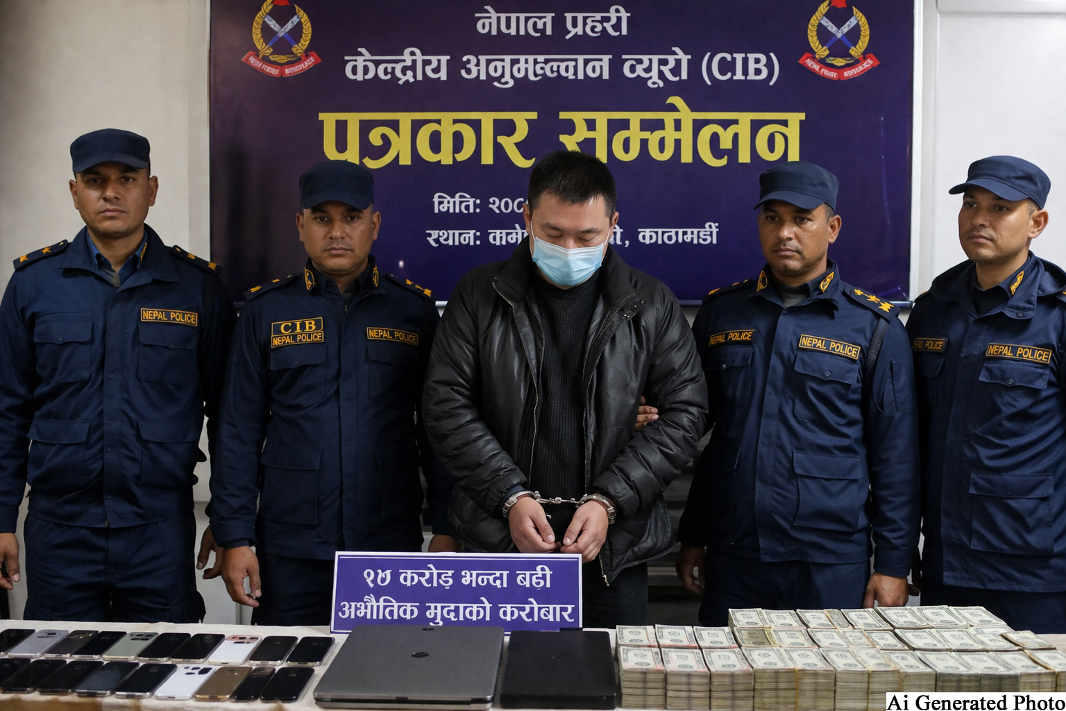 १७ करोडभन्दा बढी अभौतिक मुद्राको कारोबार गर्ने चिनियाँ नागरिक पक्राउ