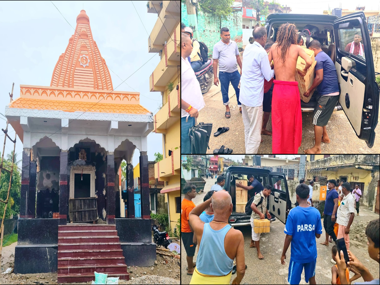 पूर्वमुख्यमन्त्रीको पहलमा जयपुरबाट ल्याइयो मन्दिरका लागि मूर्ति