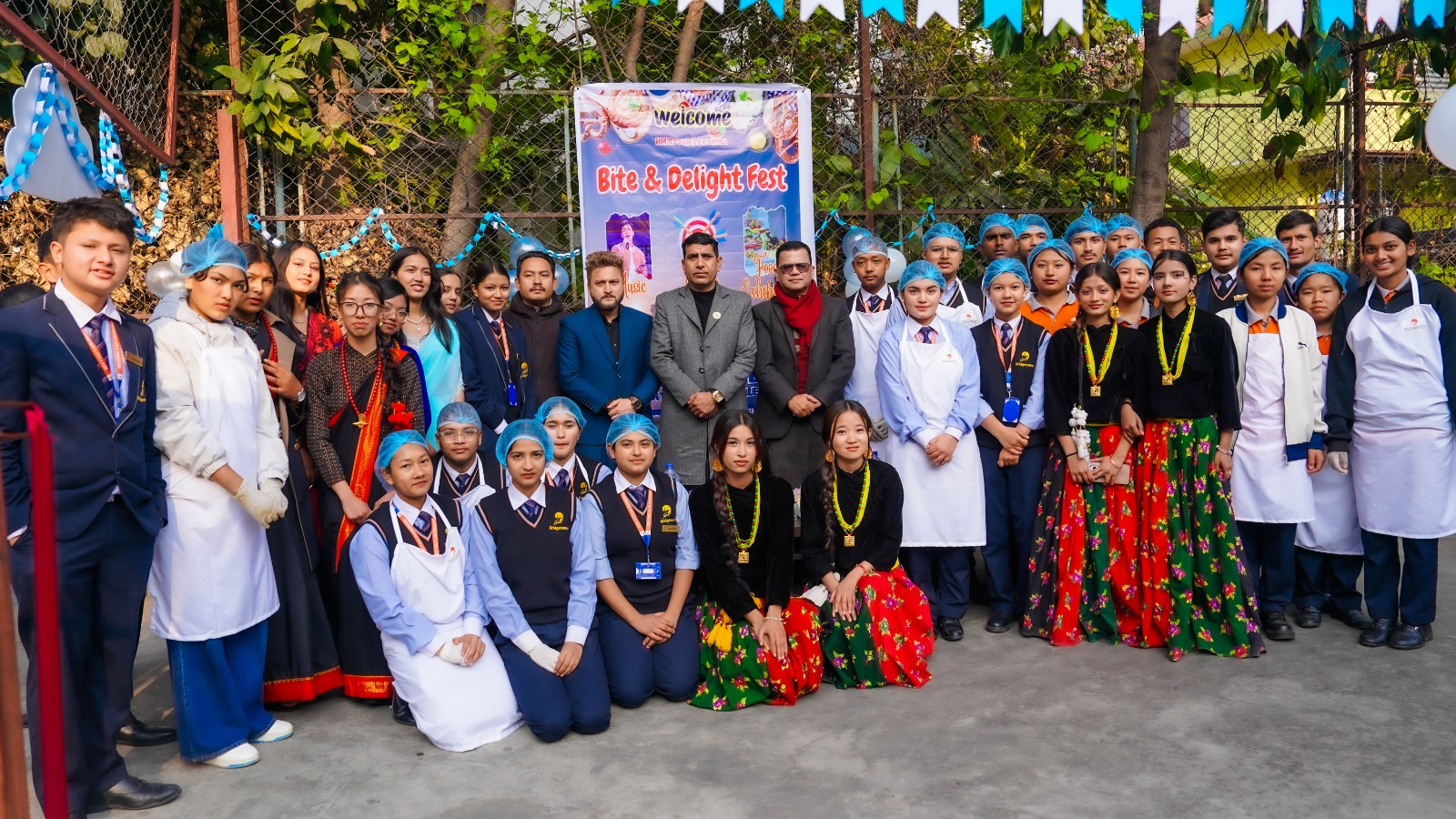 स्वाद र संस्कृतिको संगम: ब्रिजवाटर इण्टरनेशनल कलेजमा २६ परिकारसहित फुड फेष्टिबल आयोजना